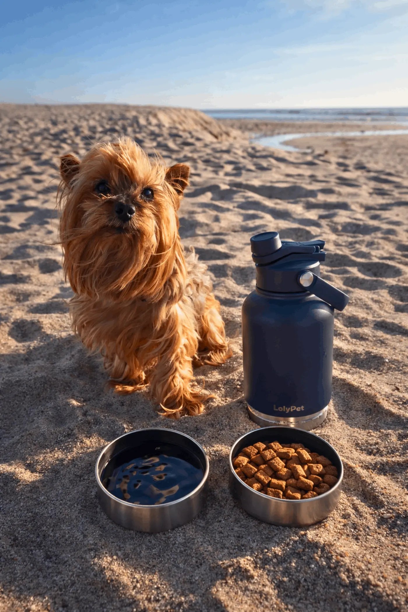 Botella de Agua para Perros - 3 en 1