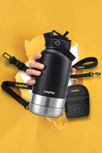 Lolypet Travel Pack Garrafa Cor Preta